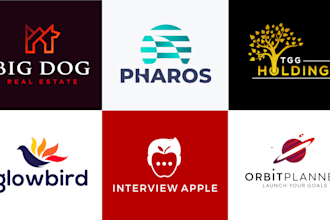make modern minimalist stunning business logo design