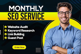 do monthly off page seo service via dofollow backlinks, contextual link building