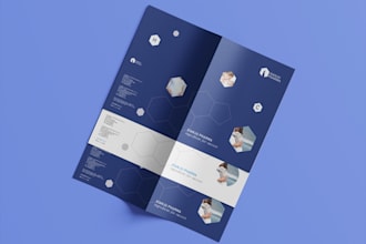 design a brochure or business card for your company