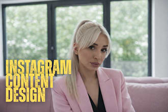 be your instagram content creator and designer