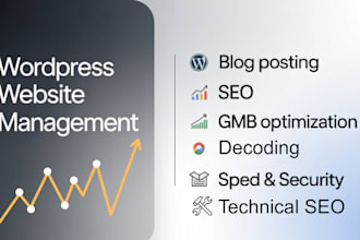 manage your wordpress website, blog, and SEO