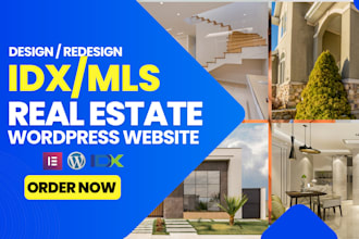 build realtor, agent real estate website with idx mls integration in wordpress