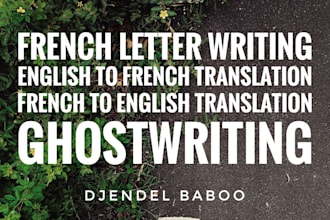 creatively write elegantly styled french
