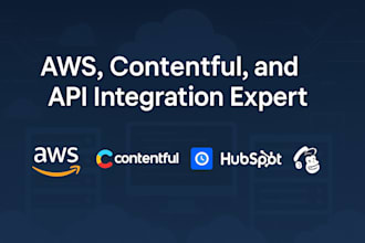 build AWS cdk infrastructure and integrate contentful,hubspot and apis