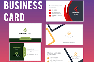 luxury business card with qr code