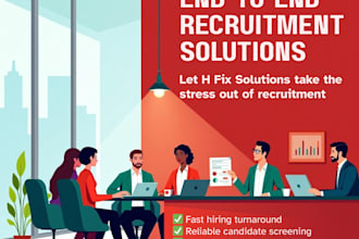 provide end to end HR support and recruitment solutions