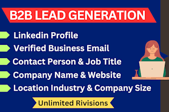 do targeted b2b lead generation with verified emails