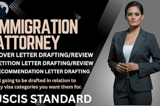 do immigration cover letter, petition for eb2 niw,e2,eb1,eb2,l1,f1,o1 visa