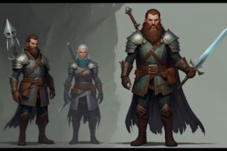 dnd character art and dnd character art
