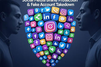 remove fake social media accounts, impersonators, and protect your brand