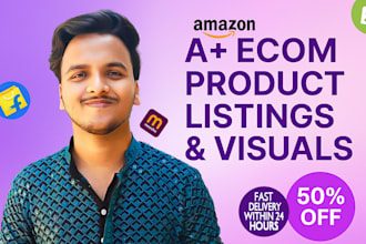 design amazon a content and SEO listings using ai and canva