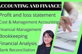 do accounting and finance assignments, ratio analysis, reports, excel projects