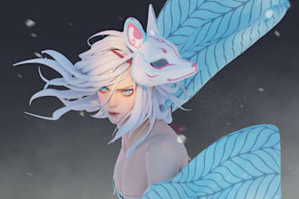 3d character modeling custom project