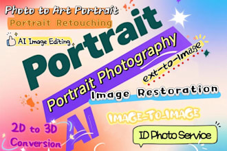 ai photo art services editing restoration portraits live conversion