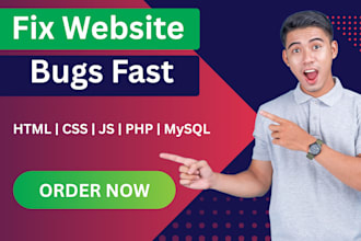 fix bugs in HTML, CSS, javascript, ajax, jquery, PHP and mysql