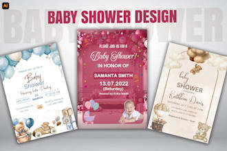 do baby shower, party invitations and birthday invitations