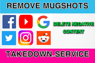 delete negative links, remove mugshots,erase bad articles,false news in google