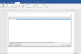 do mail merge for you