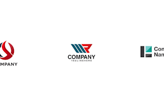 do unique modern text and wordmark logo design