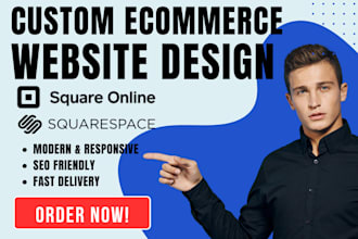 build square online store design squarespace ecommerce website redesign