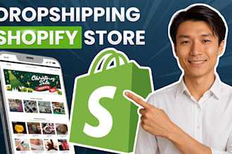 build shopify store, shopify dropshipping store setup, shopify store design