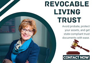 prepare a legally compliant revocable living trust tailored to your state