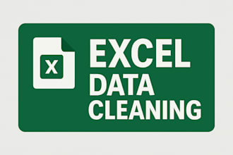 clean, format, merge, split, excel data