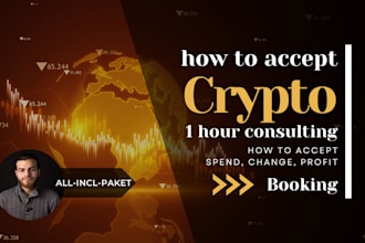 consult you how to use crypto in 1 hour ready to receive, safe, profit,