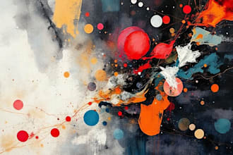 make creative abstract art for you