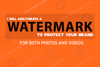 add  watermark to your photos or videos