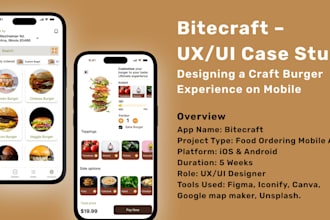 create modern UI UX for food, grocery, or bike delivery app