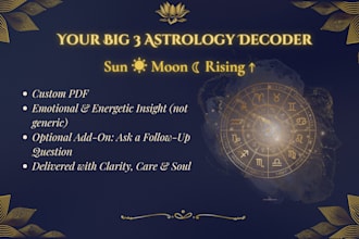 help you understand your sun moon rising through a personal astrology reading