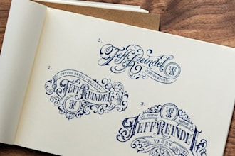 design retro vintage logo for business, tattoo barbershop