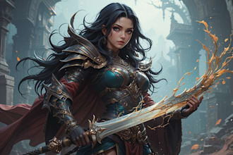 do character art, dnd, and game art