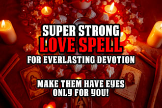 cast a super strong love spell for everlasting devotion