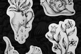 do your minimalist tattoo design in my art style