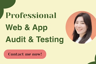 test and review your website or app UX with actionable feedback