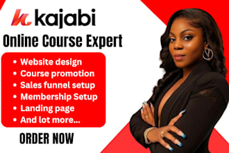 setup kajabi online course kajabi website kajabi expert kajabi landing page