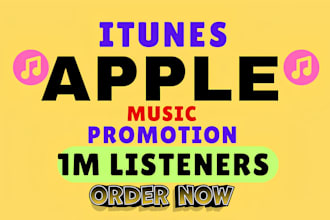 do itunes apple spotify amazon souncloud music promotion to active listeners