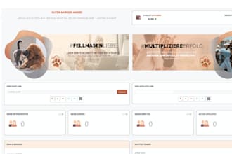 create affiliate, MLM, software system in german quality
