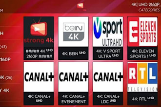 offer best server playlist, strong 4k 8k, lion, 12 months subscription, restream