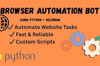 create browser automation bots using python and selenium