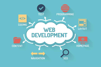 build or rebuild website, website development as full stack web developer