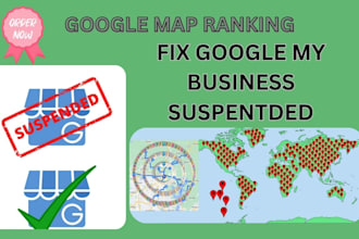 reinstate and fix suspended google my business profile
