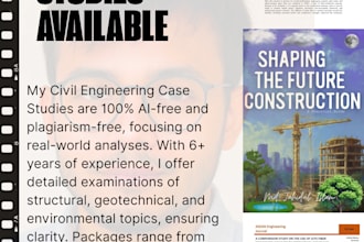 write engineering report, research article, case studies