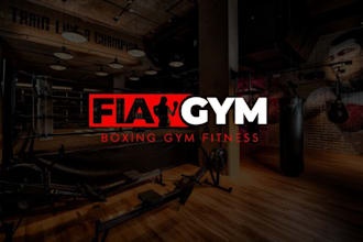 design a creative powerful gym boxing logo