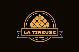 design attractive craft beer bar logo