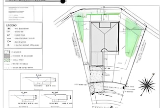 design storm water drainage plan and pipe network with plan and profile