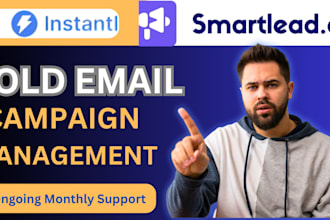 setup instantly ai, snovio, smarlead email warmup for cold email outreach