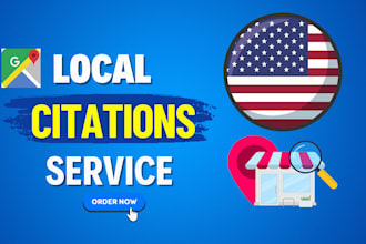 build USA local citations for google ranking and local business SEO